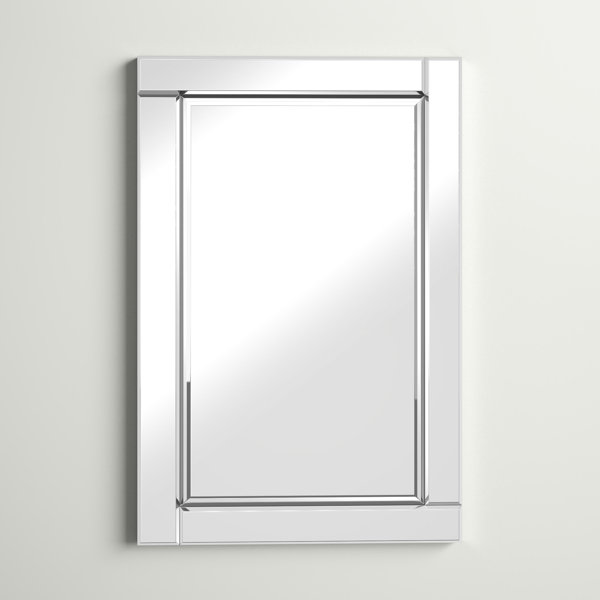 Three Posts™ Labrecque Glass Rectangle Wall Mirror & Reviews Wayfair